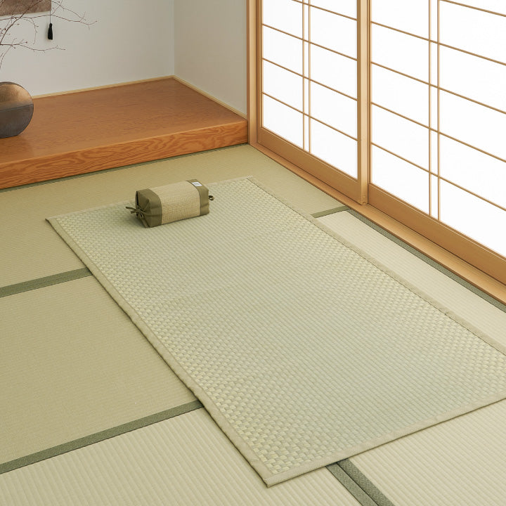 YAiGUSA BASE （ヤイグサベース） 国産い草寝ござ 焼津市松 い草シーツ