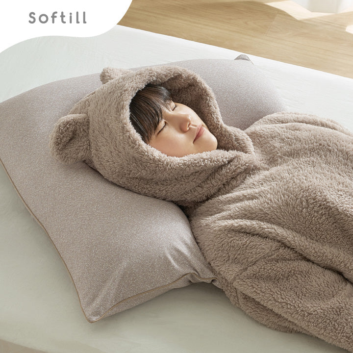 Softill ソフティル ） くまのこまくら 横向き 枕 横向き寝 柔らかい