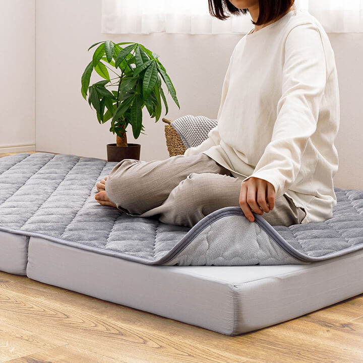 ずれない 敷きパッド ピターら （ 置くだけ ズレない ゴムなし 実用