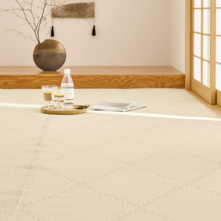 能登•近江•越後上布のポシャギ風タペストリー 7ea0b5bde81b637f50e484583144a4