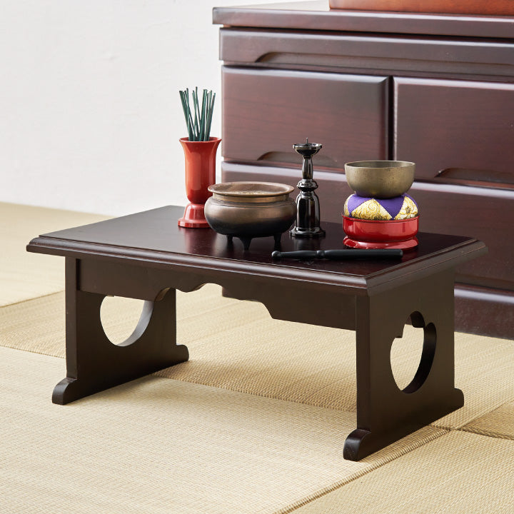 完成品・折りたたみ式】桐製 供物台 お供え台｜選べる3サイズ・2カラー