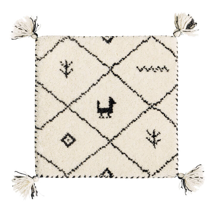 ギャッベ 座布団 チェアパッド Dシリーズ D22 （モノトーン