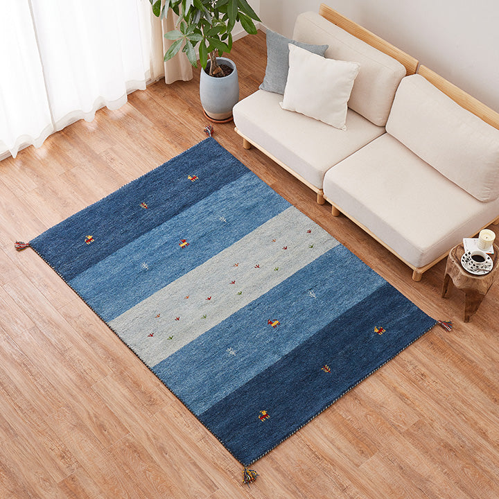 ブランド登録なし ギャッベ マット・ラグ GABBEH D11 約45×75cm GN 270015916